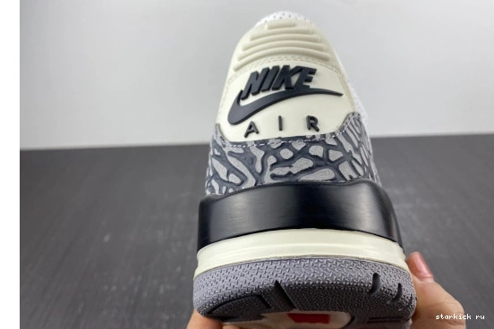 3 White DN3707-100 Retro DN3707-100 Jordan Reimagined Cement 0724